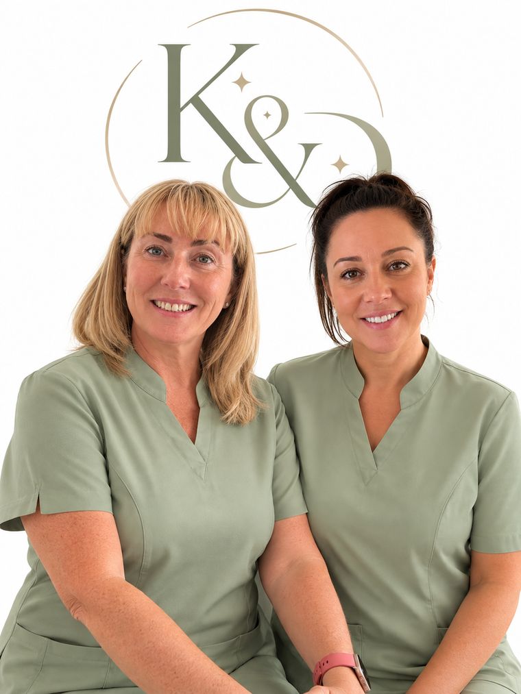 Kelly and Debbie, the founders of Glow by K&D